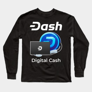 Dash Digital Cash - Dashy Laptop Long Sleeve T-Shirt